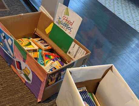 School supplies donation drive for Tabitha's Way.