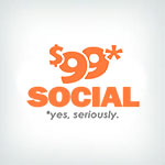  $99 Social Logo