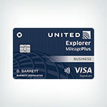 United Explorer Business Card Logo