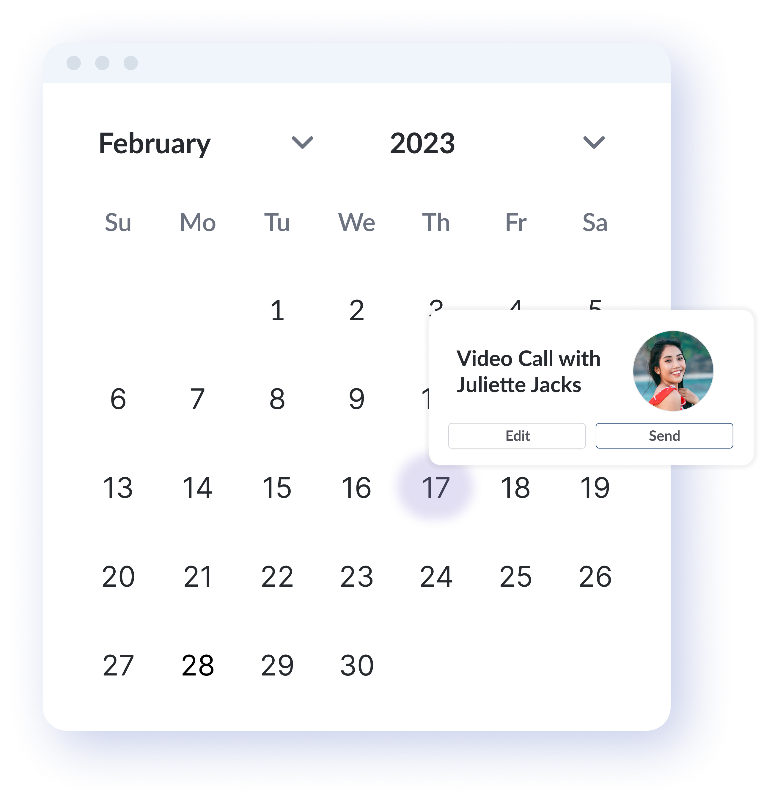 Schedule a video call