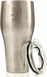mug tumbler silver