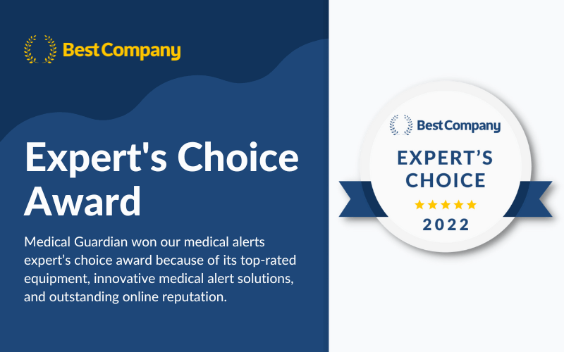 Medical Guardian Receives Best Company’s 2022 Expert’s Choice Award