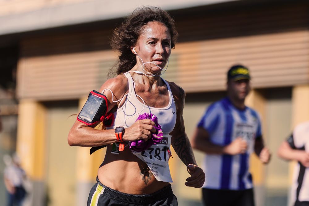Woman running