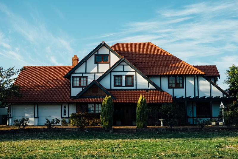 White House with Orange Roof