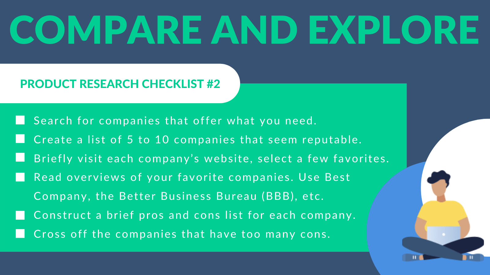 Compare and Explore Checklist