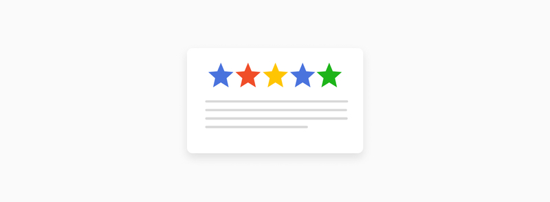 Google Reviews header