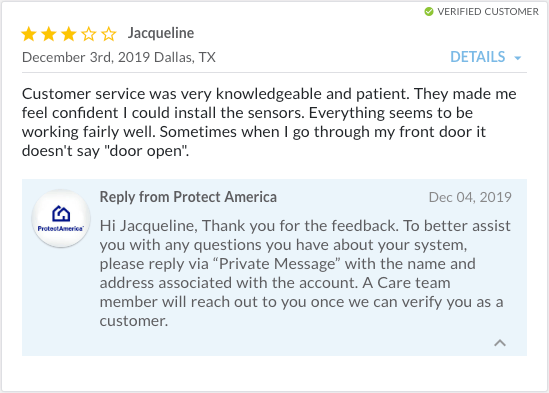 Protect America Review Response