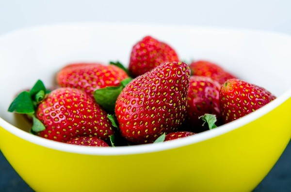 bowl of strawberries