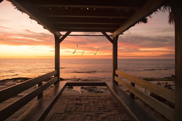 Sunset pier