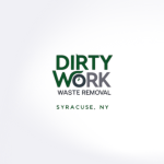 Dirty Work Waste Removal Logo