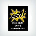 Boom! Models and Talent Logo