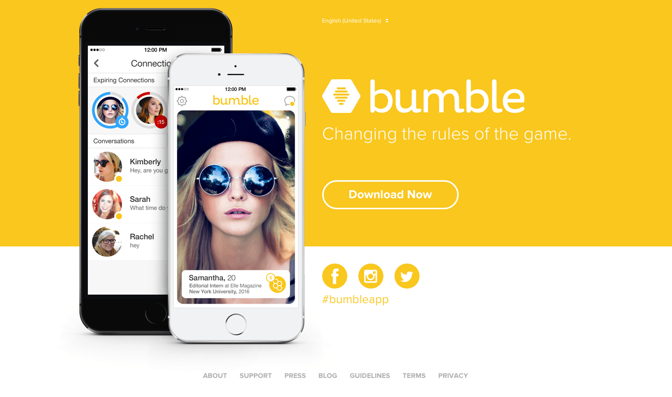 Bumble online dating reviews