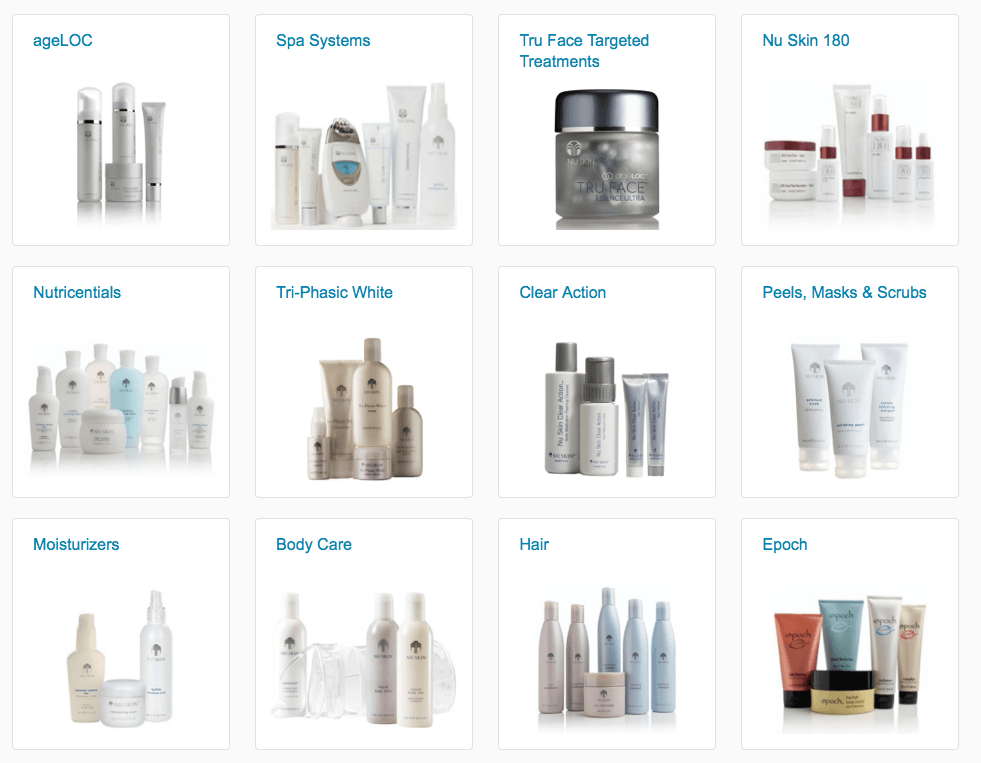 best nu skin products