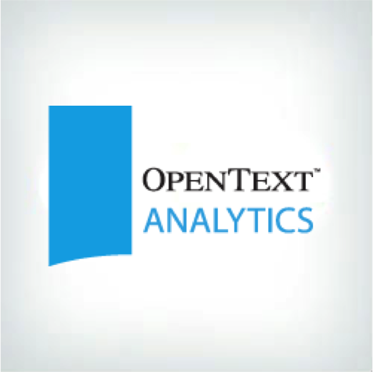 OpenText Analytics Logo