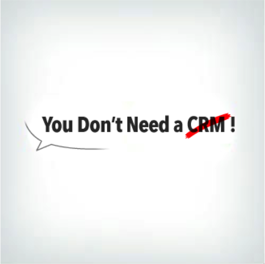 You Dont Need a CRM! Logo